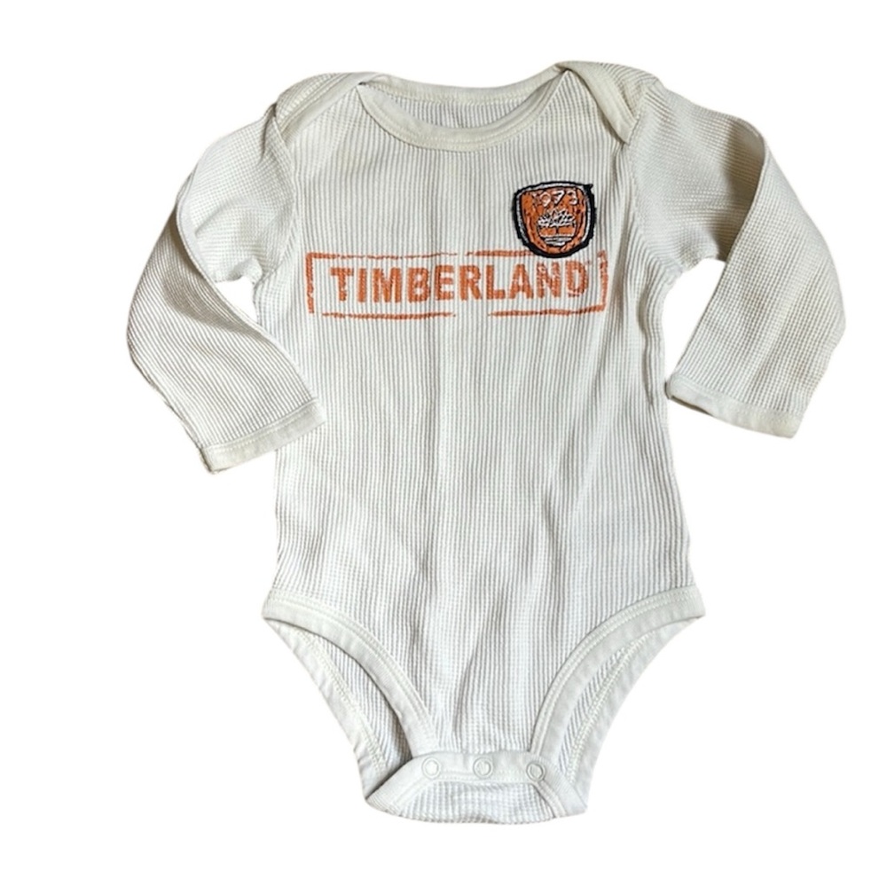 🔴Timberland baby onesie size 6 months